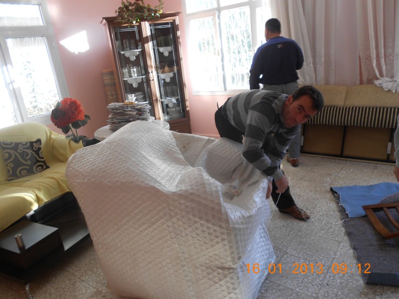 Adana evden eve paketlenmiş koltuğun taşınması